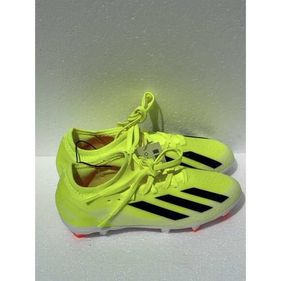 NEW Adidas X Crazyfast League FG Soccer Cleats Shoes Yellow IF0691 Youth 1.5 - Picture 4 of 9